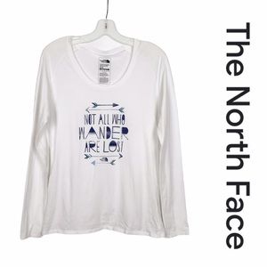 The North Face Boho Not All Who Wander.. L/S Tee M